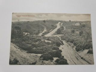 Vintage Postcard,  1905,  General View On Blackdown,  Sussex