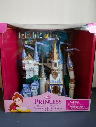 Vintage Disney Princess Belle Castle Play Set W/ Box