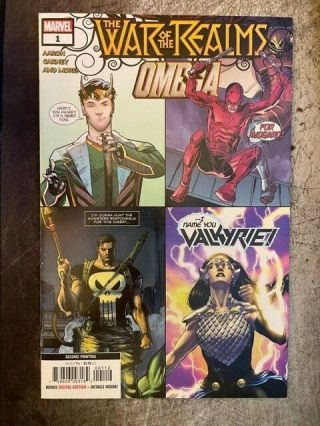 War Of The Realms Omega 1 Nm 2nd Print Jane Foster Valkyrie Combine Ship