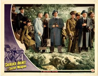 16mm Feature Sherlock Holmes & The Secret Weapon 1942 Rathbone Bruce