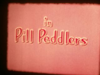 16mm Color Sound 1x400  Cartoon " Pill Peddlers " Heckle & Jeckle