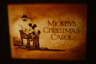 Mickey ' s Christmas Carol 16mm Walt Disney 1983 Mickey Mouse Ebenezer Scrooge 2