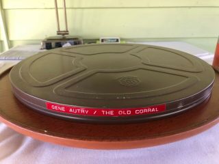 16mm Film The Old Corral B Western Movie Gene Autry