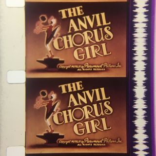 16mm Cartoon: Popeye - " The Anvil Chorus Girl " | Fuji Film | Color & Sound