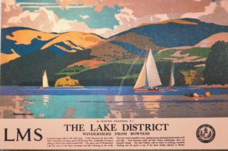 National Railway Museum Vintage Postcard - The Lake District