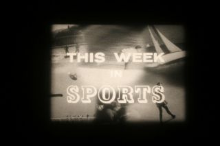 16mm Film Tele News - This Week In Sports (1954) Yankees,  Brooklyn,  Lakers