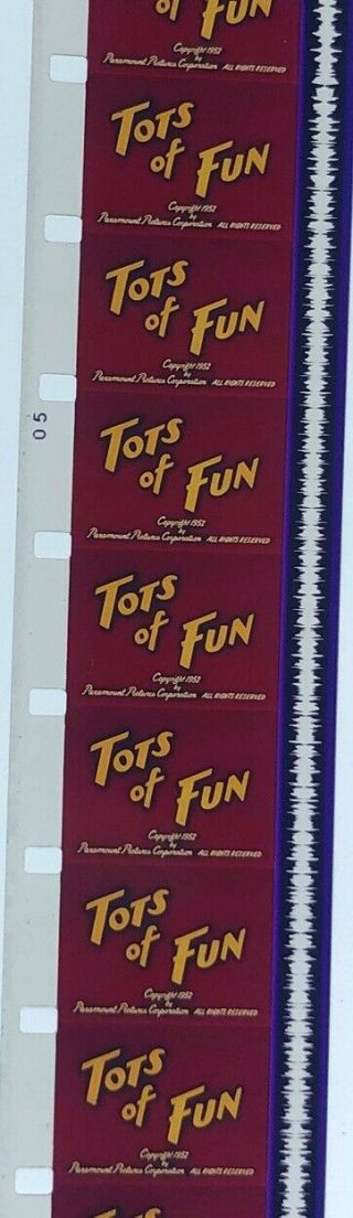 16mm Popeye Cartoon Tots Of Fun Famous Studios