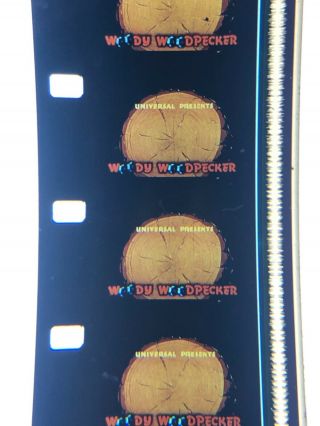 16mm sound Kodachrome well Oiled Woody Woodpecker 1947 Theatrical vg 400” 2