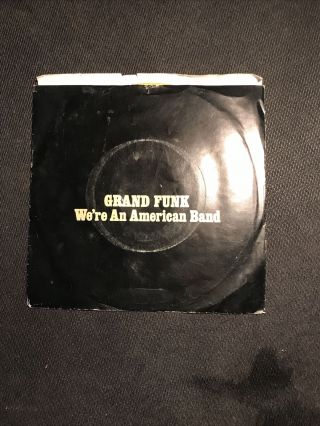 Grand Funk Railroad Where An American Band Yellow Vinyl