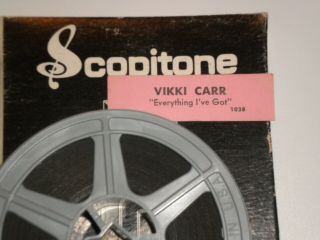 Scopitone Technicolor 16mm Movie Film Vikki Carr " Everything I 