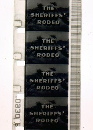 16mm Film With Sound,  Roy Rodgers & Dale Evans,  The Sheriff 