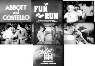 Abbott And Costello 16mm Comedy Short Film Fun On The Run