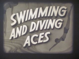 16 Mm B & W Sound 319 Castle Films Swimming And Diving Aces Plus 4 Other Films