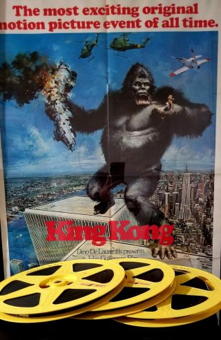 16mm Film King Kong (1976) Eastman Color Tvprint Jeff Bridges