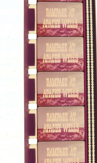 16mm Feature Film Movie - Rampage At Apache Wells (1965) - Aka The Oil Prince