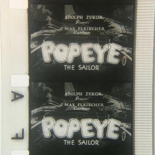 16mm Film Cartoon: Popeye - " For Better Or Worse " | B&w & Sound