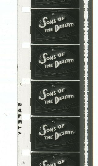 16mm Feature Film Movie - Sons Of The Desert (1933) - Laurel And Hardy