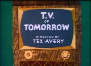 Rare 16mm Cartoon: T.  V.  Of Tomorrow (tex Avery) 1953 Warner Bros.