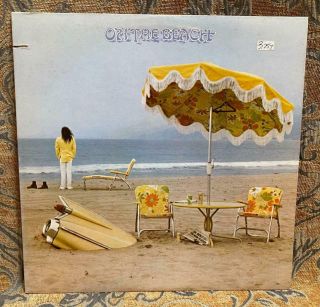Vintage Neil Young " On The Beach ",  First Pressing,  R2180 Warner Bros 1974 Nm