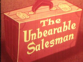 16mm Movie Film 1957 Woody Woodpecker Cartoon " Unbearable Salesman "