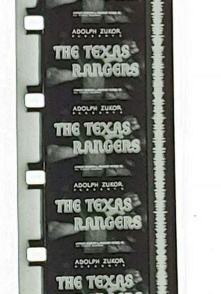 16mm Film The Texas Rangers 1936 Fred Macmurray Jack Oakie