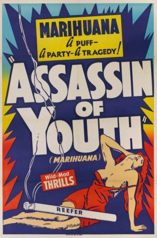 16mm Trailer: " Assassin Of Youth " (1938) Pot Scare In Glorious B/w