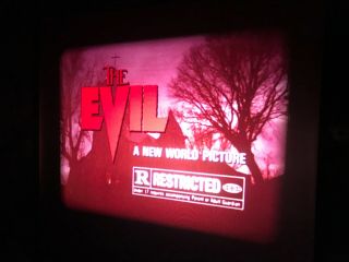 16mm Film Trailer / Tv Spot " The Evil " Classic 70 
