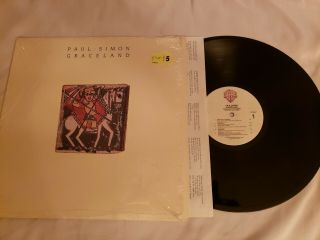 1986 Paul Simon Graceland Vinyl Ex Embossed Sleeve Warner Bros 9 25447 - 1