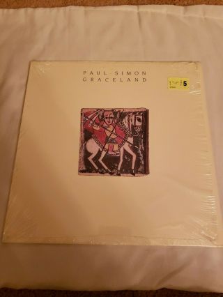1986 Paul Simon Graceland Vinyl EX Embossed Sleeve Warner Bros 9 25447 - 1 2