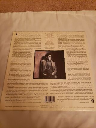 1986 Paul Simon Graceland Vinyl EX Embossed Sleeve Warner Bros 9 25447 - 1 3