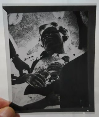 Robert Kennedy was killed in 1968.  Vintage Photo Negative (acetate) 2