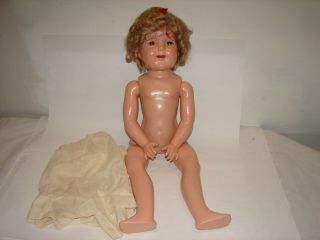 Vintage Ideal Shirley Temple 27 " Composition Doll