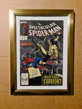 Stan Lee Signed Comic Spider Man Vintage