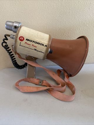 Vintage Motorola Power Voice Megaphone Model Nu185 - 2