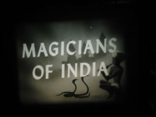 16mm Magicians Of India Official Films Silent 400 