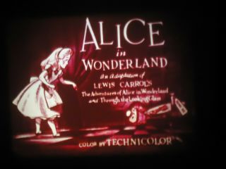 16mm Alice In Wonderland Walt Disney Kathryn Beaumont Ed Wynn Sterling Holloway