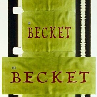 16mm ' Scope ' Feature BECKET 1964 Richard Burton,  Peter O ' Toole 2