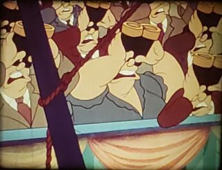 16MM TOPS IN THE BIG TOP,  RARE POPEYE CARTOON FROM 1945 3
