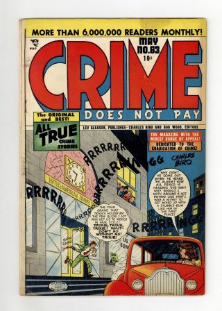 Crime Does Not Pay 63 Vg 4.  0 1948