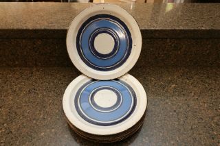 Midwinter Stonehenge Moon - 6 Dinner Plates - Vintage - Pre - Owned Cond