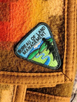 Vintage Rare Bureau Of Land Management Beaver State Pendleton Blanket 2