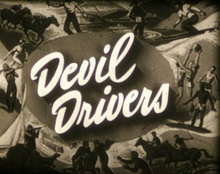 16mm - Devil Drivers - Vintage Car Racing : - " 500 " - Grand Prix - Midget Racing