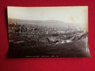 Douglas From The West,  Isle Of Man Antique Photograph