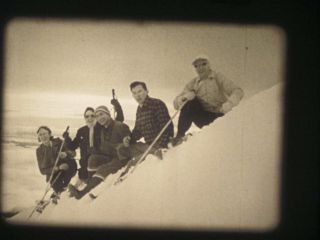 16 mm B&W Sound Castle Films Daredevils On Ice Sports Parade of 1945 3