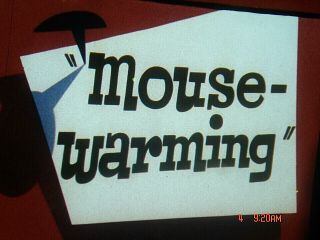 16 Mm Cartoon: " Mouse Warming " 1952 Ib Tech