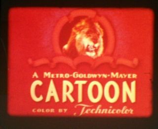 16mm Color Sound 400ft " Baby Puss " Tom & Jerry Cartoon 1943