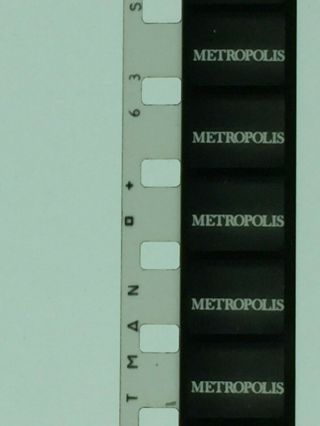 8mm Silent Film " Metropolis " 1927 Fritz Langs Classic 2 - 800 