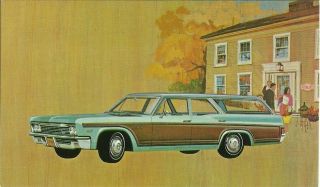 1966 Chevrolet Caprice Custom Wagon Vintage Promotional Advertising Pc