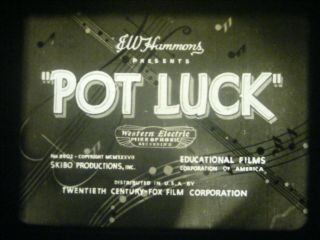 16mm - " Pot Luck " - 1937 Educational Pictures Comedy Short - Douglas Leavitt -