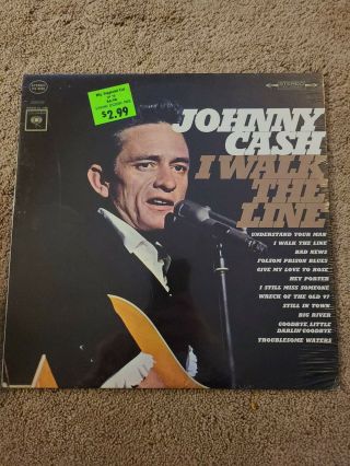 Johnny Cash I Walk The Line Vinyl Lp Columbia Records Cs 8990 -,